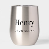 Mariage Groomsman personnalisé (Arrière)
