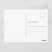 Mariage Guestbook Modèle photo de carte postale (Dos)