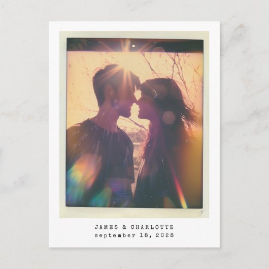 Mariage Guestbook Modèle photo de carte postale (Devant)