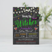 Mariage Halloween Bachelorette Invitation (Debout devant)