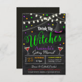 Mariage Halloween Bachelorette Invitation (Devant / Derrière)