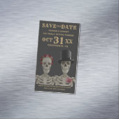Mariage Halloween Enregistrer La Date Cartes Magné (In Situ)