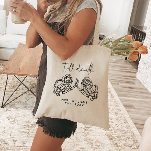 Mariage Halloween personnalisé jusqu'à Sac fourre-