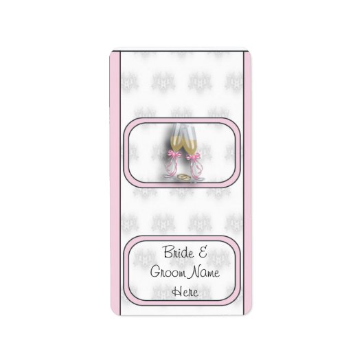Mariage Hershey Mini Candy Wrapper Étiquettes (Devant)