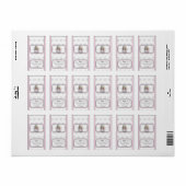 Mariage Hershey Mini Candy Wrapper Étiquettes (Feuille entière)