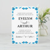 mariage hiver enregistrer la date invitations (Debout devant)