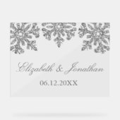 Mariage hivernal Silver Snowflake (Recto)
