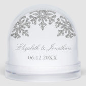 Mariage hivernal Silver Snowflake (Avant)