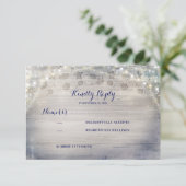 Mariage horizontal rustique nautique RSVP (Debout devant)