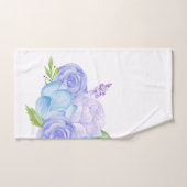 Mariage Hydrangea Bleu et Lavande Clair (Serviette à main)