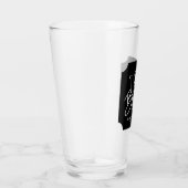 Mariage I Do BBQ Verre blanc et noir (Droite)