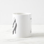 Mariage II, Design classique café blanc Mug (Centre)