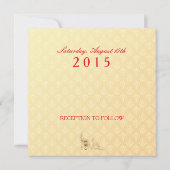 Mariage indien - Carte d'invitation (Dos)