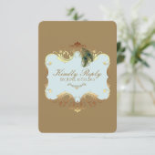 Mariage indien II - Carte de réponse (Debout devant)