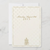 Mariage indien III - Carte d'invitation (Dos)