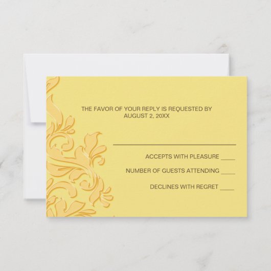 Mariage indien RSVP (Dos)