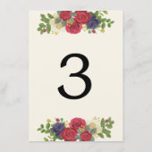 Mariage inspiré du Kentucky Derby Numéro de table (Dos)