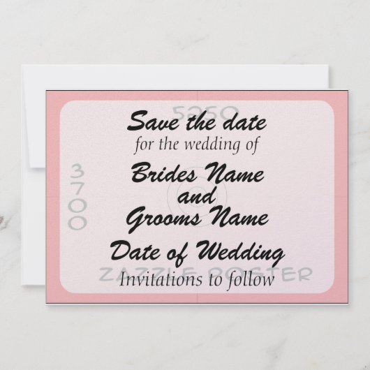 Mariage - Invitation (Devant)