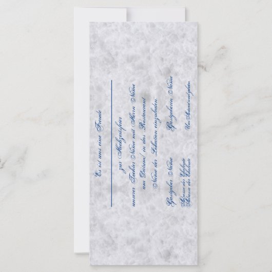 Mariage Invitation au mariage Annonce (Devant)
