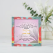 mariage, invitation des parents de la mariée (Debout devant)