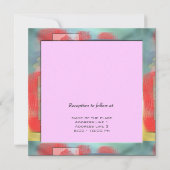 mariage, invitation des parents de la mariée (Dos)