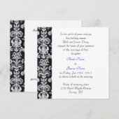 mariage, invitation des parents de la mariée. (Devant / Derrière)