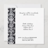 mariage, invitation des parents de la mariée. (Dos)