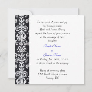 mariage, invitation des parents de la mariée.