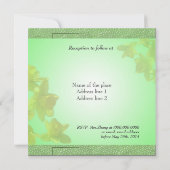 mariage, invitation des parents de la mariée (Dos)