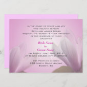 mariage, invitation des parents de la mariée (Devant / Derrière)