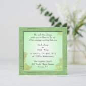mariage, invitation des parents du marié (Debout devant)