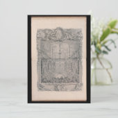 Mariage – Invitation personnalisable pour le maria (Debout devant)