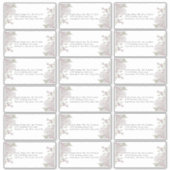 Mariage Invité Étiquette de adresse Blush rose gri (Devant)