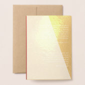 Mariage Itinéraire 💕 Élégant Programme Corail (Derrière avec enveloppe)