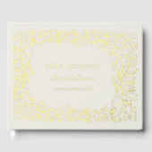 Mariage Jardin Doré Papeterie de Mariage Feuille D (Recto)