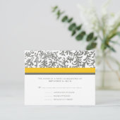 Mariage jaune et gris RSVP (Debout devant)
