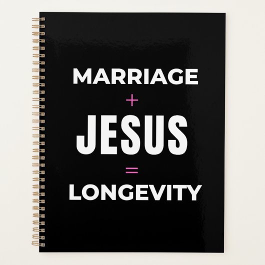 Mariage + Jésus = Longévité (Devant)