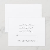 Mariage juif hébreu RSVP ivoire Métallique (Devant / Derrière)