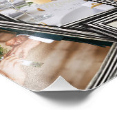 Mariage Keepsaké 30 photo Collage noir ID1065 (Coin)