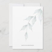 MARIAGE L'amour Faire-part reporté est patient (Dos)