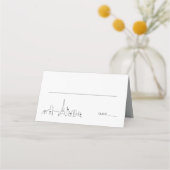 Mariage Las Vegas | Placer les cartes de nom de ta (Devant)