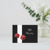 Mariage Las Vegas souhaitant des cartes bien (Debout devant)