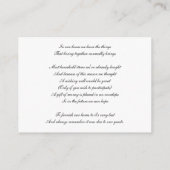 Mariage Las Vegas souhaitant des cartes bien (Dos)