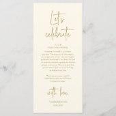 Mariage Lieu Cadre Dîner Fête Carte de remerciemen (Devant)