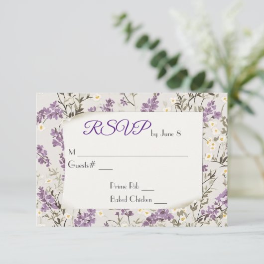 Mariage Lilacs RSVP (Debout devant)