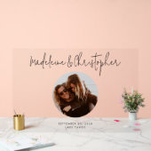 Mariage Livre d'invité Alternative Script Photo (Mariage)