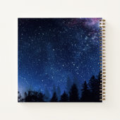 Mariage Livre d'invité Starry Night Galaxy Celesti (Dos)