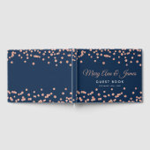 Mariage Livre d'or Rose Parties scintillant d'or C (Complet)