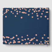 Mariage Livre d'or Rose Parties scintillant d'or C (Verso)