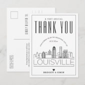Mariage Louisville | Merci de venir ! Carte postal (Devant / Derrière)